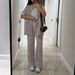 Women's Clothing New Women's Autumn And Summer Solid Color Casual Loose Casual Pocket Sweatshirt Straight Pants Suit_ecoleips.com