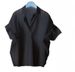 Women's Clothing Retro Short Sleeved Shirt Summer All Match White Shirt Loose Bat Sleeve Collar Top_ecoleips.com