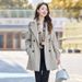 2024 Autumn Winter New Casual Slimming Stylish Women's Trench Coat Jacket For Petite Women With High-end Feel_ecoleips.com
