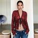 Leopard Print Mesh See Through Top For Women Sexy Tie Front American Style Fashionable Summer Clothing_ecoleips.com
