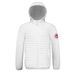 Performance Tech Hooded Jacket For Men & Women - Slim-Fit Winter Coat With Seamless Insulation, Water-Repellent Finish (White, Black)_ecoleips.com