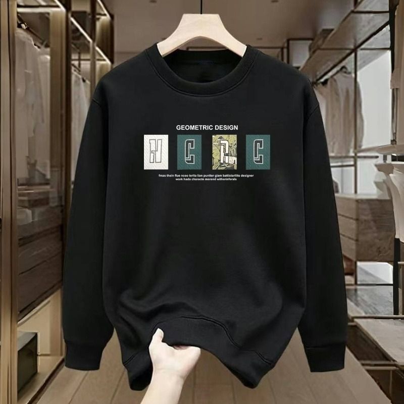 FW25 Matching Couple Cotton Crew Neck Sweatshirt - His & Hers_ecoleips.com