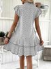 Women's Casual Solid Color Shirt Dress Summer Waist Wrapped Short Sleeve For Women Clothing_ecoleips.com