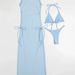 Women's Clothing New Solid Color Sexy Split Swimsuit_ecoleips.com