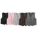 Women's Spring Fashion Vest & Shorts Set – French Style 3D Print Streetwear, Sleeveless Layered Outfit In Grey/Black/Pink/Brown_ecoleips.com