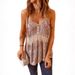 Fashionable European And American Cross-border Hollow Lace Design Short Strap Tank Top, New Summer Product, V-neck_ecoleips.com