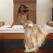 Sexy Leopard Print Halter Neck Backless Long Dress For Women Layered Pleated Skirt New Summer_ecoleips.com