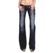 Women's European American Retro Low Rise Flared Jeans Y2K Street Style Slim Fit Autumn Washed Casual Cotton Polyester_ecoleips.com