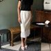 Talenza Elegant Lace Skirt Summer Solid Slim Lace Patchwork Fashion Skirt Luxury Casual High Waisted Office Lady Female Skirt_ecoleips.com