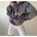 Women's Casual Hooded Sweatshirt With Letter Print - Long Sleeve Loose Fit Pullover For Streetwear & Everyday Comfort_ecoleips.com
