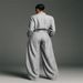 2027 Fashion European-USA Style Women Lapel Long Sleeve Shirt + High Waist Pants Two-Piece Casual Sets_ecoleips.com
