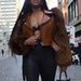 Women's Patchwork Fur Motorcycle Jacket European American Style Short Faux Leather Warm Top For Autumn Winter Fashion Street_ecoleips.com