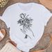 Cross-border Supply Letter Print Plus Size Casual Colorful Heart Short-sleeve Women's T-shirt_ecoleips.com