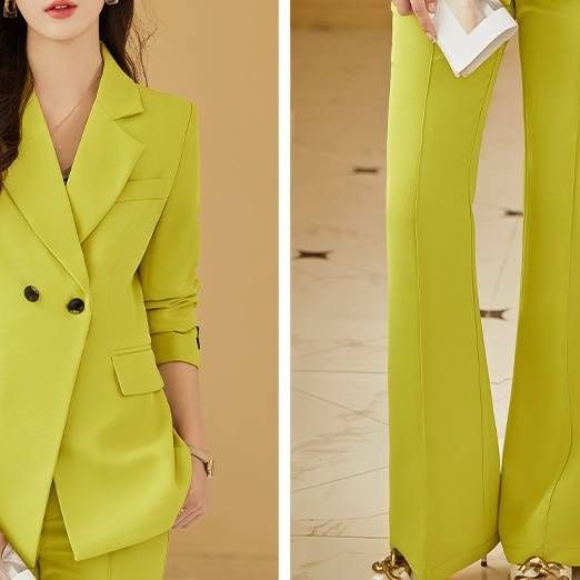 Women's Clothing High-end professional suit suit orange suit jacket _ecoleips.com
