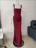 Women's Clothing Women's Slim Fit Halter Dress Waist Cinching Backless Sleeveless Tie Up Solid Color European And American Style Dress_ecoleips.com