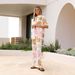 Women's Clothing Fashion Personality Linen Short Sleeved Holiday Leisure Loose Drawstring Suit_ecoleips.com
