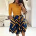 Women's Clothing Women's Round Neck Printed Belt Dress Autumn Winter Casual Fashion Commuter Style Female Clothing_ecoleips.com
