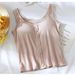 Women's Clothing Women's Modal Camisole Tank Top Padded Bra Strapless Short Versatile Thin For Layering Or Wearing On Its Own_ecoleips.com