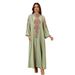 Verve AB431 Muslim Clothing Dubai Abaya Embroidered Arabic Women's Robe_ecoleips.com