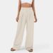 Women's High-Waisted Wide-Leg Pants | 100% Cotton Casual Trousers | Relaxed Fit Flowgy Boho Palazzo Pants For Everyday Comfort_ecoleips.com