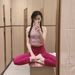 Pink Lychee Red Women's Short Gathered High Elastic Skin-Friendly Yoga Fitness Sports Camisole Tank Top For Outerwear_ecoleips.com