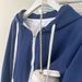 European American Style Short Color-blocked Raglan Long-sleeve Sweatshirt For Women, Spring And Autumn Thin Korean_ecoleips.com