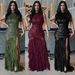 Women's Clothing Elegant Slim Fit Sequined Mesh Patchwork Dress Style Sexy Women's Fashionable Clothing For Formal & Casual_ecoleips.com