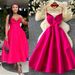 Women's Clothing Light Luxury Lady Dress Feminine V Neck Chest Revealing Suspenders A Line Puffy Dress High End Small Dress_ecoleips.com
