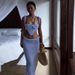 European And American 2025 Spring New Wo's Fashion Sexy Hollow Out Camisole Solid Color Bodycon Skirt Knit Set For_ecoleips.com