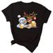 New Christmas-themed Fashion Loose Casual Short-sleeve Top For Women_ecoleips.com