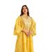 AB320 Muslim Evening Dress Arabic Dubai Gown Mesh Embroidery Sequin Robe_ecoleips.com