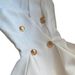 Women's Clothing Summer Wear V Neck Sleeveless Button Solid Color Temperament Pure Short Skirt Dress_ecoleips.com
