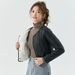 Winter Lamb Wool Coat Fashion Top With Fleece Short Cotton Jacket Warm Inner Liner Women's 8225_ecoleips.com