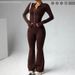Xiyin High End Yoga Suit for Women Tight Fitting Long Sleeved Sportswear Set without Embarrassing Seams Sexy Design_ecoleips.com