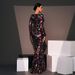 Women's Clothing Evening Dress Long Sleeve Temperament Round Neck Sexy Slim Long Sequin Banquet Bridesmaid Dress Dress Female_ecoleips.com