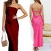 ng2510292 European And American Dresses, Strapless Long Dress, Sexy Backless Gown, Wish Cross-border Women's Clothing_ecoleips.com
