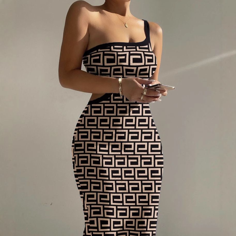 Women's Sexy Bodycon Short Dress Hollow Out Off-Shoulder Waist Design European And American Style_ecoleips.com