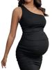 Women's Clothing Autumn New Waist Hip Skirt Sexy Off Shoulder Slim Fashion Slim Pregnant Woman Dress_ecoleips.com