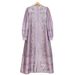 2026 New Cross-Border Muslim Middle Eastern Short-Sleeved Shirt Long Robe Printed Dress Ethnic Style_ecoleips.com
