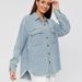 Plus Size Denim Shirt - Oversized Women's Casual Button Down Chambray Top Lightweight Loose Fit Jean Jacket For Women_ecoleips.com