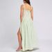 Women's Clothing New Sexy Suspenders U Neck Backless Perspective Chiffon Dress_ecoleips.com