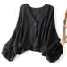 Summer Lightweight Short Jacket For Women Loose Fitting Slightly Sheer Long Sleeved Shirt Sun Protective Casual Youthful Concealing_ecoleips.com