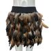 Women's Fluffy Feather Mini Skirt - High Waist Elastic Waistband Short Skirt For Halloween, Cosplay & Party Events_ecoleips.com