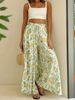 Summer High-Waisted Loose-Fitting Comfortable Versatile Printed Wide-Leg Pants Women's Clothing Bottoms_ecoleips.com