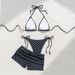 Women's Polka Dot Bikini Set – Adjustable Straps, Wrap Skirt & Push-Up Padding (S-XL) – Sexy Beach & Pool Swimwear_ecoleips.com