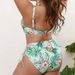 Women's Clothing One Piece Fat Woman Large Size Bikini Printed Gathered Cross Tight Swimsuit Women_ecoleips.com