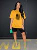 Summer Women's Casual And Fashionable American Flag Graphic Printed Loose T-shirt Shorts Two-piece Sportswear Suitable For Daily Wear-139_ecoleips.com