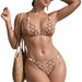Women's Sexy Slimming Printed Bikini Design Quick Drying Swimwear_ecoleips.com