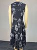K Women's New Sweet And Fresh Printed One Necked Sleeveless Shirt, High Waisted Half Skirt Two-piece Set_ecoleips.com