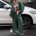 Women's Clothing Warm Zipper Long Sleeve Stand Collar Loose Sweatshirt Women's Trendy Brand Straight High Waist Slim Long Sweatpants Two Piece Set_ecoleips.com